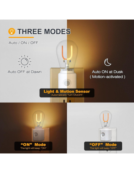 Luz Nocturna LED con Sensor de Movimiento LUMILECT 1W Regulable