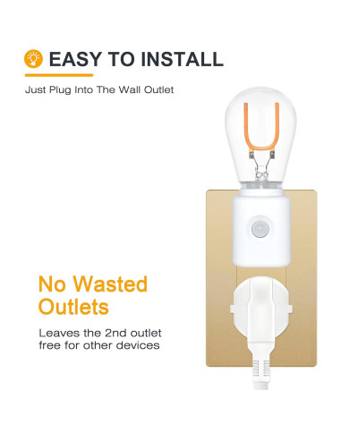 Luz Nocturna LED con Sensor de Movimiento LUMILECT 1W Regulable