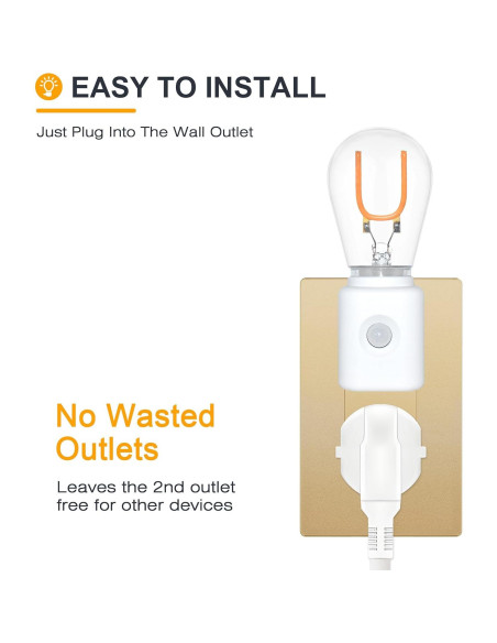 Luz Nocturna LED con Sensor de Movimiento LUMILECT 1W Regulable