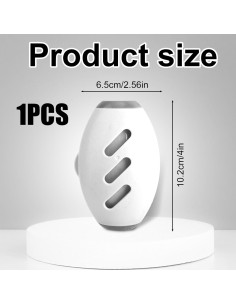 Rodillo de Pelusa Reutilizable Gosknor Mini Blanco 10.2x6.5cm 2