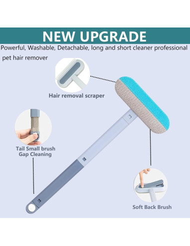 Removedor de Pelo de Mascotas 4 en 1 Velthorix 43 cm