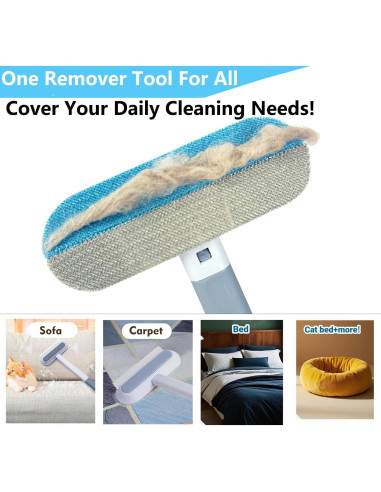 Removedor de Pelo de Mascotas 4 en 1 Velthorix 43 cm