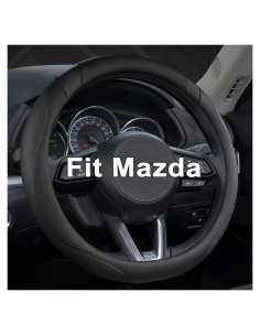 Cubierta de Volante West Llama para Mazda 14.5-15" Negro