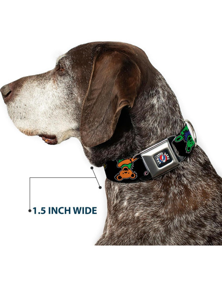Collar para Perro Grateful Dead - Hebilla de Seguridad - 11-16.5"