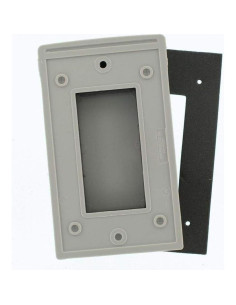 Cubierta de Pared Leviton 1-Gang Resistente a la Intemperie Gris 2