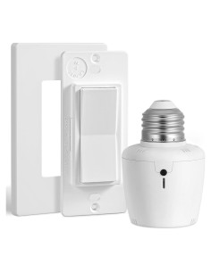 Enchufe de Luz Inalámbrico SURAIELEC con Control Remoto E26