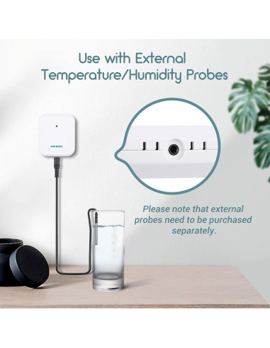 Termómetro e Higrómetro INKBIRD WiFi 3 Sensores Portátiles