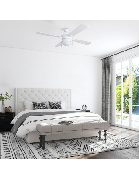 Ventilador de Techo Prominence Home Auletta 132 cm Blanco LED