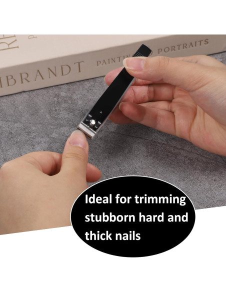Cortauñas Recto Bruislard Acero Inoxidable para Uñas Gruesas
