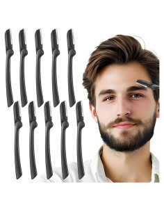 Paquete de 10 Navajas de Cejas Plegables Andibro - Exfoliantes