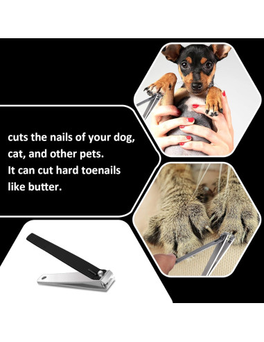 Cortauñas Recto Bruislard Acero Inoxidable para Uñas Gruesas