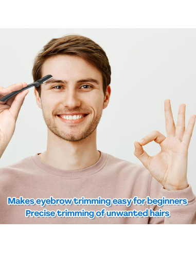 Paquete de 10 Navajas de Cejas Plegables Andibro - Exfoliantes