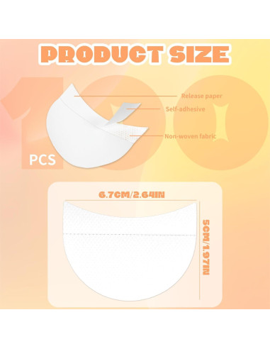 100 Pcs Cinta de Maquillaje para Sombra de Ojos FdcLixuvol