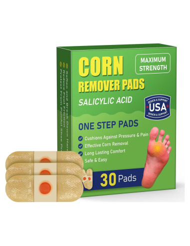 Almohadillas para Callos WABRINY - Eliminación Rápida y Efectiva, 30 Unidades
