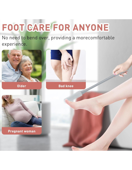 Juego de Cepillos de Limpieza de Pies XQC - Exfoliador y Cepillo de Dedos