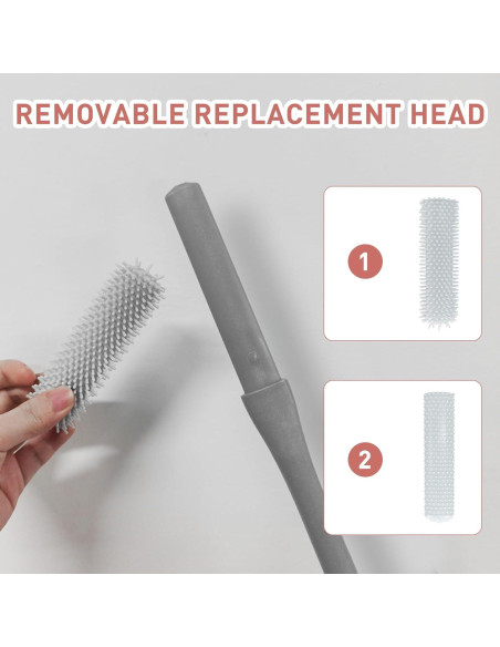 Juego de Cepillos de Limpieza de Pies XQC - Exfoliador y Cepillo de Dedos