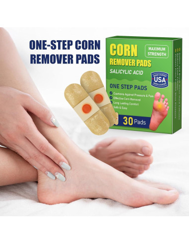 Almohadillas para Callos WABRINY - Eliminación Rápida y Efectiva, 30 Unidades