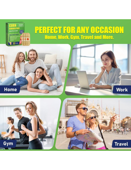 Almohadillas para Callos WABRINY - Eliminación Rápida y Efectiva, 30 Unidades