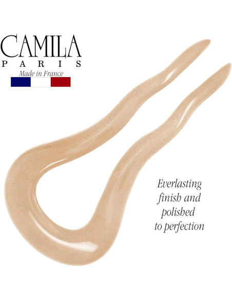Pinza para Cabello Camila Paris CP3096 Beige 8.89 cm