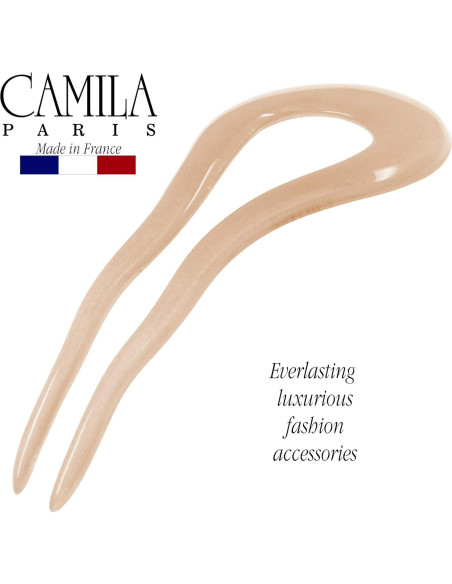 Pinza para Cabello Camila Paris CP3096 Beige 8.89 cm