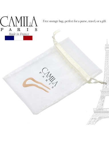 Pinza para Cabello Camila Paris CP3096 Beige 8.89 cm