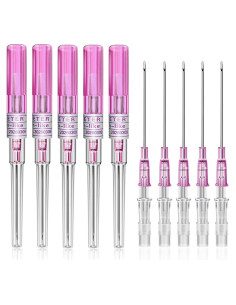 Agujas de Perforación de Catéter Desechables 20G - 10 Piezas