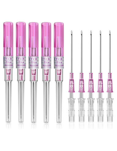 Agujas de Perforación de Catéter Desechables 20G - 10 Piezas