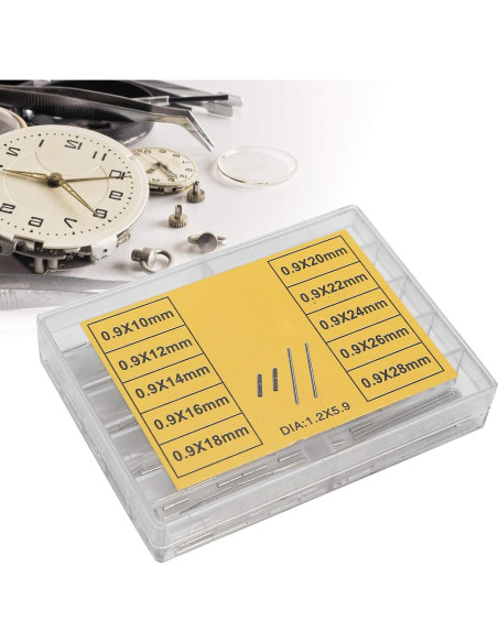 Pasadores de Tuberías de Reloj Acero Antioxidante 10 Tipos