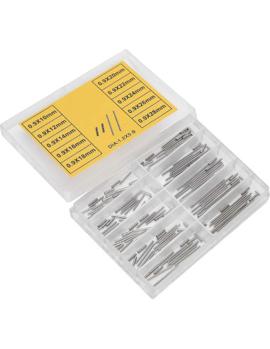 Pasadores de Tuberías de Reloj Acero Antioxidante 10 Tipos