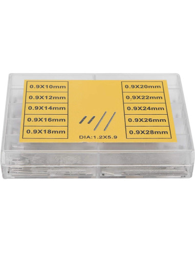 Pasadores de Tuberías de Reloj Acero Antioxidante 10 Tipos