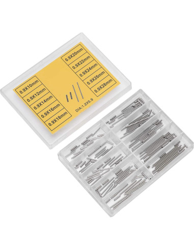 Pasadores de Tuberías de Reloj Acero Antioxidante 10 Tipos