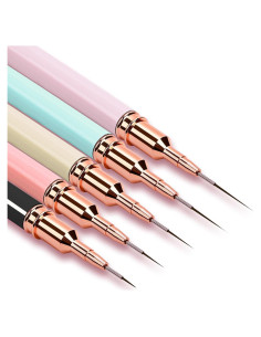 Set de Pinceles para Uñas JASSINS - 5 Piezas 7-25mm