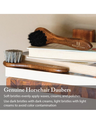 Juego de Cepillos de Cuidado de Zapatos FootFitter Premium