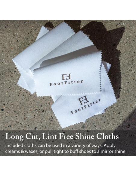 Juego de Cepillos de Cuidado de Zapatos FootFitter Premium