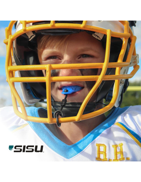 Protector Bucal Juvenil SISU Tether Rosa Brillante 2mm