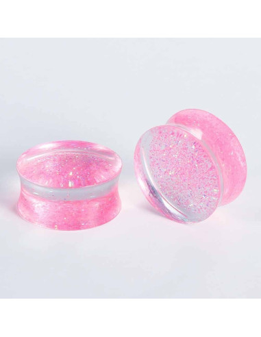 Set de 16 Piezas de Acrílico y Acero Inoxidable TBOSEN - Tapones y Túneles 0g a 25mm