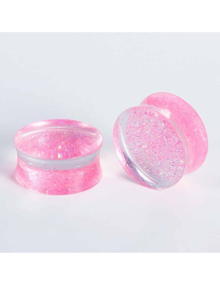 Set de 16 Piezas de Acrílico y Acero Inoxidable TBOSEN - Tapones y Túneles 0g a 25mm