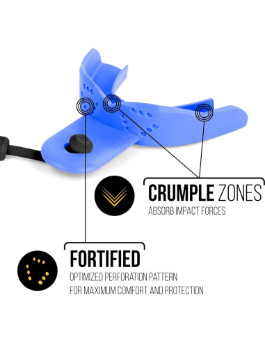 Protector Bucal Juvenil SISU Tether Rosa Brillante 2mm