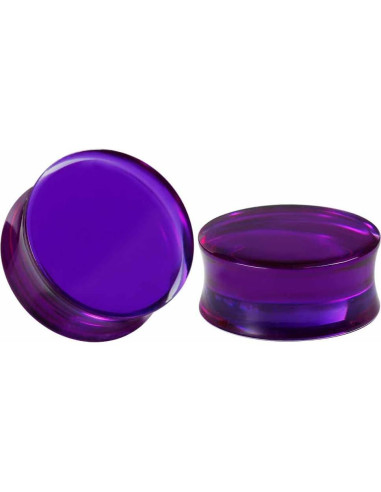 Set de 16 Piezas de Acrílico y Acero Inoxidable TBOSEN - Tapones y Túneles 0g a 25mm