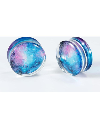 Set de 16 Piezas de Acrílico y Acero Inoxidable TBOSEN - Tapones y Túneles 0g a 25mm