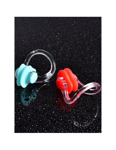 SATINIOR 14 Piezas Tapones Nasales Silicona Impermeables para Nadar