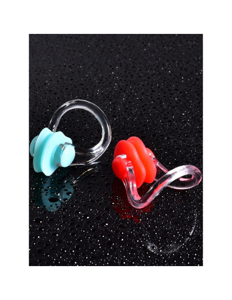 SATINIOR 14 Piezas Tapones Nasales Silicona Impermeables para Nadar