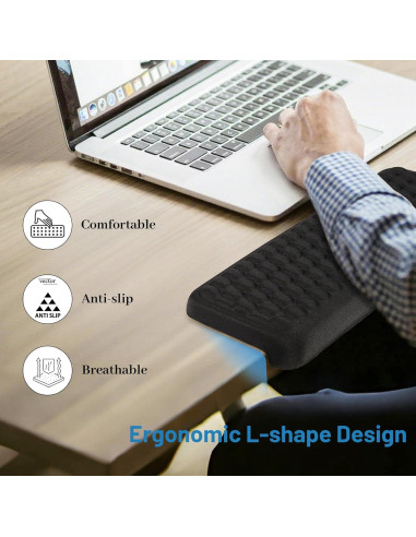 Cojín Reposamuñecas Ergonómico Fitlyiee en Forma de L