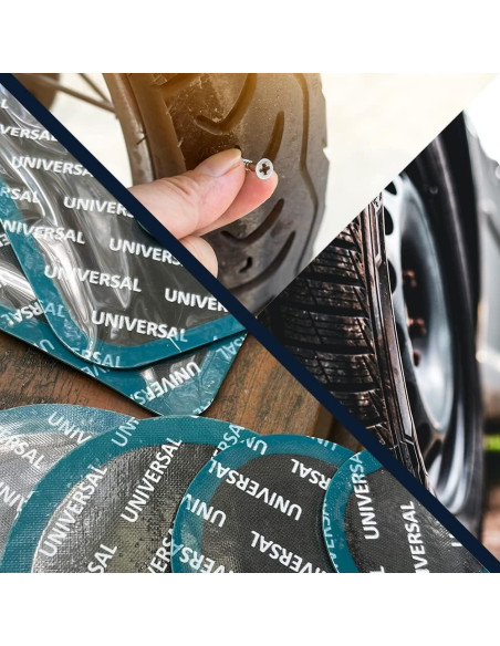 Parches de Reparación PAX 20 Pcs 50x50mm para Neumáticos