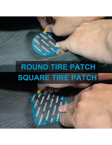 Parches de Reparación PAX 20 Pcs 50x50mm para Neumáticos