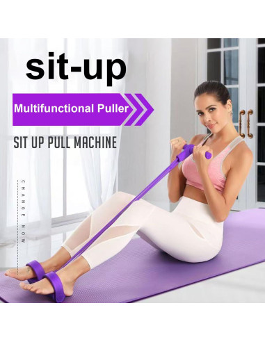 Banda de Resistencia Fitness Genérico 21 Bandas 4 Tubos Ajustables