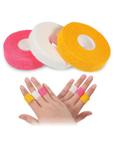 Cinta Protectora de Dedo Autoadhesiva Apausvcm - 3 Rollos 1.9cm x 14m