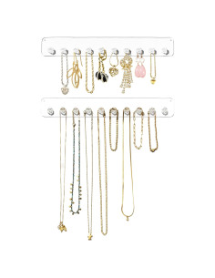 Organizador de Collares Boxy Concepts - 2 Piezas Montaje en Pared