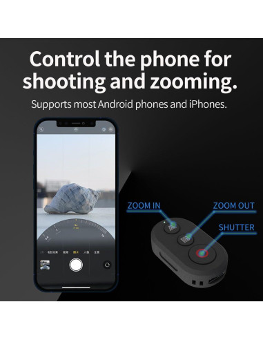 Control Remoto Bluetooth Jakoly para Cámaras de Acción