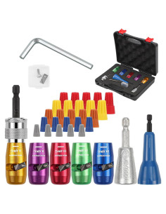 Destripador de Cables CiLmirsac AWG 6-14, Herramienta para Taladro